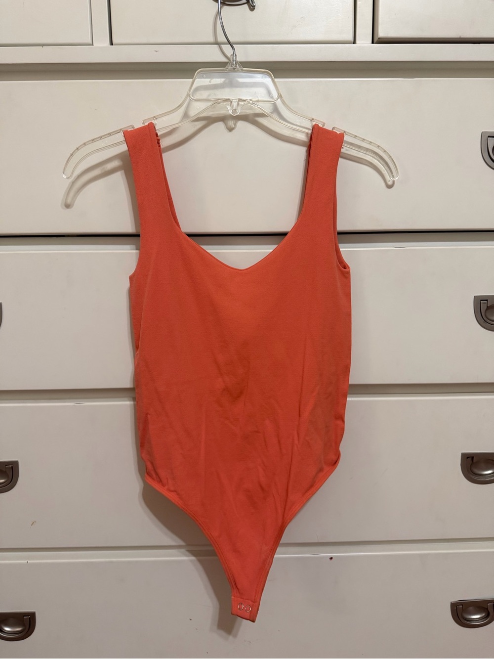 Free People Coral Bodysuit